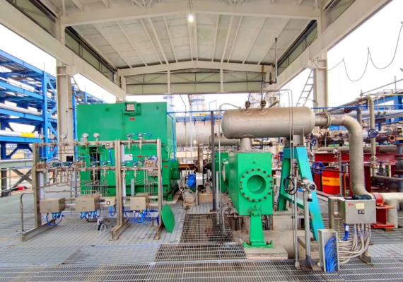 Primer Compresor Superó con éxito la Primera Prueba de Producción en Proyecto de la Isla de Gases Industriales de GuangXi HuaYi, Llevado a Cabo por TCC