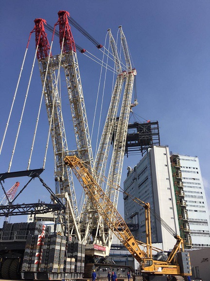 TCC Yanzhou Coal DMMn Project’s Modular Assembly Steel Structure was successfully Lifting in Place